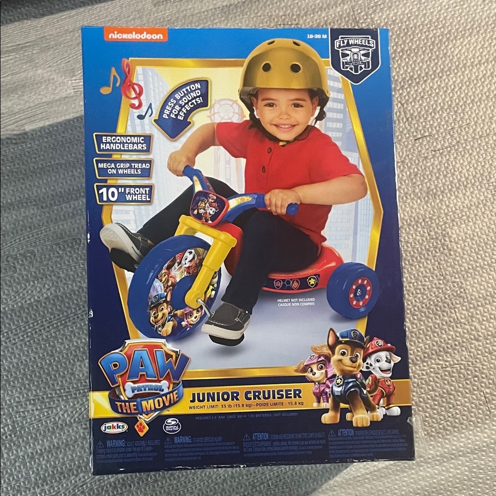 Paw Patrol Junior Cruiser - Yellow and Blue